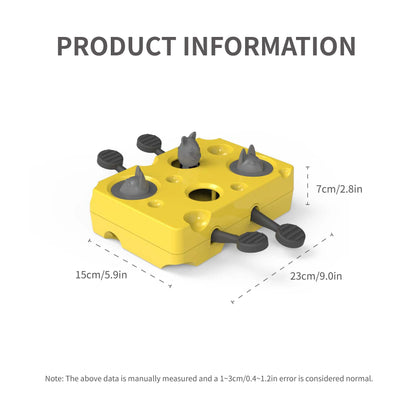 🧠 Jouet Interactif Intelligent pour Chat – Anti-étouffement, Résistant & Hygiénique 🐾