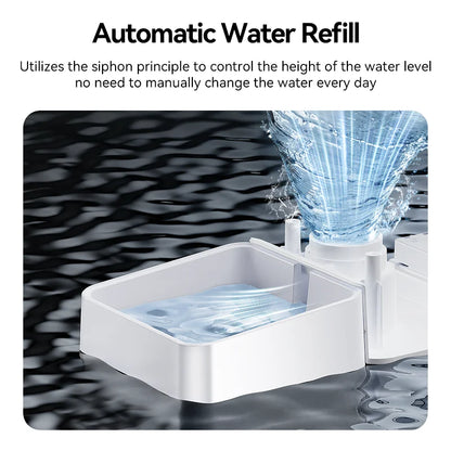 ROJECO 8,5L mangeoire automatique pour animaux de compagnie fontaine d'eau WIFI APP télécommande intelligent 5L distributeur de nourriture 3,5L abreuvoir d'eau par gravité ﻿